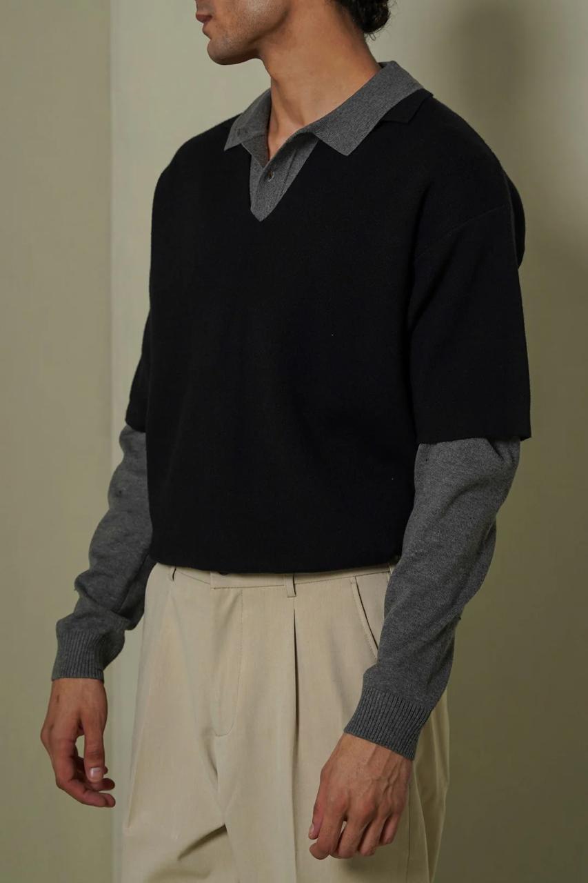 HALF SLEEVES SWEATER