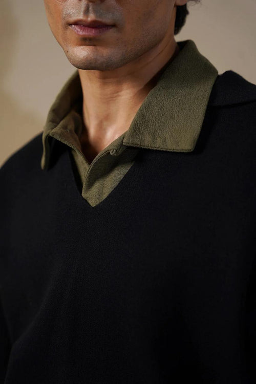 HALF SLEEVES SWEATER